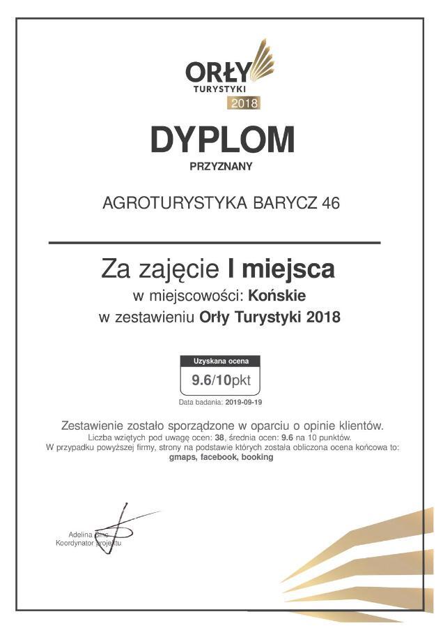 Agroturystyka Barycz 46 Konskie Exteriör bild